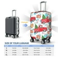 thumbnail image 5 of Picia Watercolor Red Truck And Fir Tree Luggage Protector Cover Thicken Suitcase Protector Cover Fit 18-32 Inch Luggage-X-Large, 5 of 9