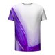 thumbnail image 5 of Mens Casual Pantalones Cortos Raya Impresión Suéter Fitness Deportes Camiseta, Poliéster Cuello Redondo Blusa para Al Aire Libre, Diario Y Primavera Verano Desgaste, 5 of 5