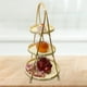 thumbnail image 3 of Organizador de canasta de almacenamiento de bocadas de cesta de fruta de bambú, bandeja de pan para hornear, decoración, soporte, cesta de almacenamie Beige 3 capas, 3 of 5