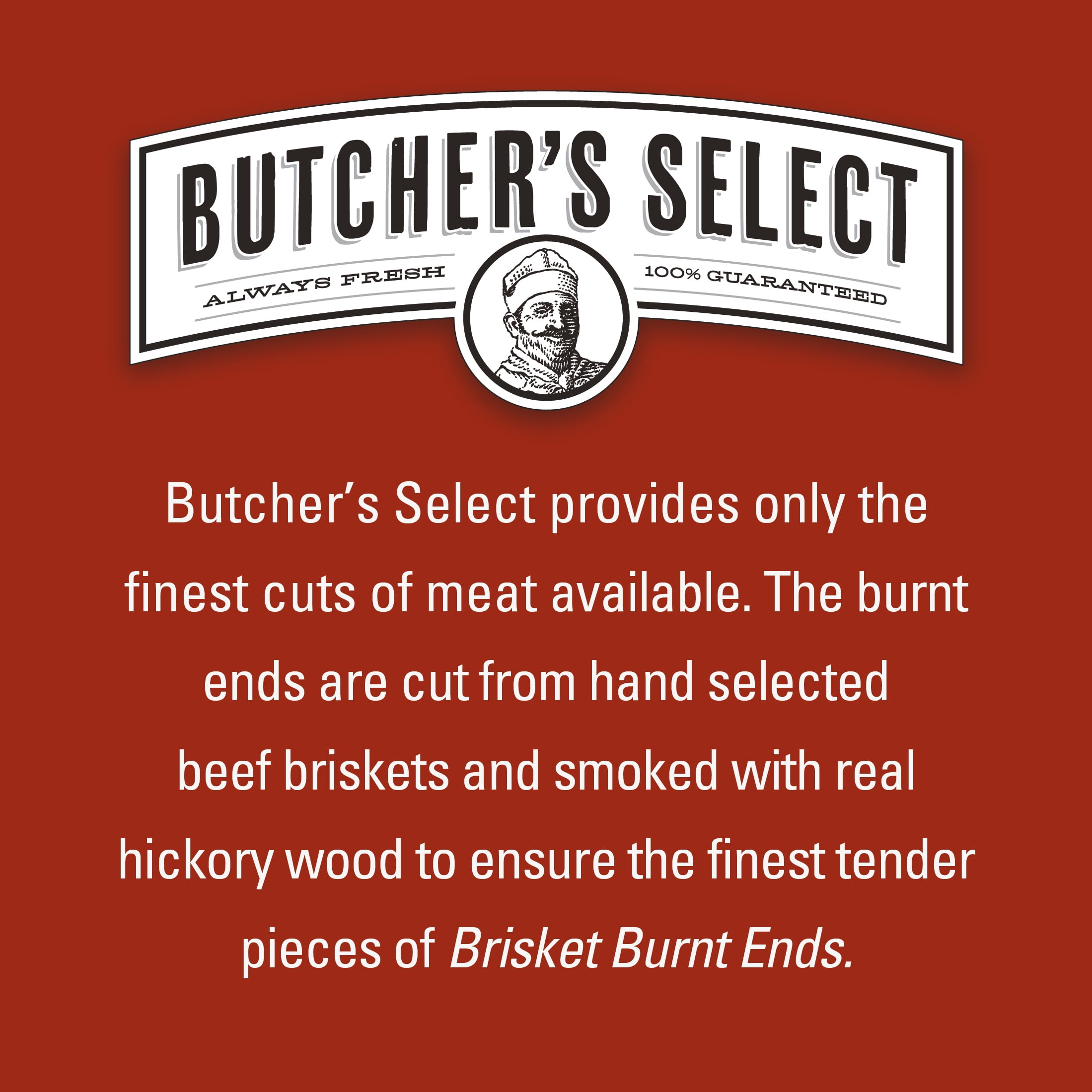 Butcher's Select 24 oz Smoked and Fully-Cooked Seasoned Pork Baby Back Ribs with BBQ Sauce