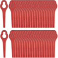 thumbnail image 2 of Paquete de 50 cuchillas compatibles con la bordeadora Ferrex Aldi Far 20-i, cuchillas de repuesto para la bordeadora inalámbrica Ferrex, 2 of 5