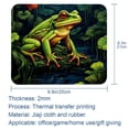 thumbnail image 5 of Frog Gaming Mousepad Square, 8.3x9.8 Inch Non-Slip Rubber Bottom Printed Mouse Mat for Office and Gaming, 5 of 6