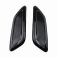 thumbnail image 1 of 2Pcs/Set  Car Hood Bonnet Vents Air Intake Scoop Flow Intake Front Engine Cover ABS Black Carbon Fiber Self-Adhesive, 1 of 5
