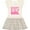 Natural with Stripes, variant on Inktastic Grams Girl Granddaughter Girls Toddler Dress