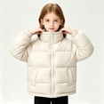 thumbnail image 6 of SKIYLEVZ Girls' Puffer Jacket Mock Neck Quilted Padded Coats Lightweight Breathable Warm Winter Outerwear 1-12 Years, 6 of 9