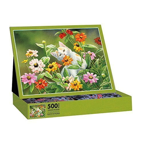 LANg Please Dont Eat The Zinnias by Susan Bourdet Jigsaw Puzzle (500-Piece)