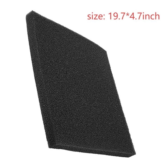 Clearance Sale | 50x12cm Aquarium Filter Sponge with High Adsorption, Cut-to-Size Bio-Foam for Fish Tanks, Black