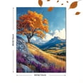 thumbnail image 3 of Autumn Tree Landscape Wall Art/Canvas Print， Suitable for Living Room，Dining Room， and Hotel Decoration, 3 of 7