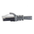 thumbnail image 2 of C2G Câble Ethernet Cat6 de 20 Pi - Blindé Sans Accroc (STP) - Gris - Câble de Raccord - RJ-45 (m) vers RJ-45 (m) - 20 Pi - Paire Torsadée Blindée Tamisée (STP) - CAT 6 - Moulé, Sans Accroc, Échoué - Gris, 2 of 5