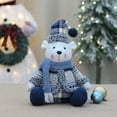 thumbnail image 2 of Mosey Christmas Plush Toy Festive Bear Adorable Plush Ornament for Holiday Decoration, 2 of 8
