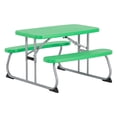 thumbnail image 1 of Mesa de Picnic Lifetime con Bancas para Niños Verde, 1 of 4