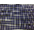 thumbnail image 3 of 100% cotton cambric navy and black plaids 58" wide, 3 of 3
