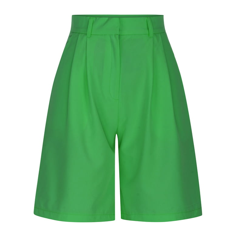 TIANEK Fashion Flowy Cargo Shorts for Women 2023 Summer High Waist
