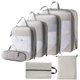 thumbnail image 4 of Bolsa de almacenamiento de compresión para viajes a prueba de agua para siete trajes, ropa, zapatos, lavado, cosméticos, organizador de almacenamiento, 4 of 6