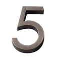 thumbnail image 1 of Billuyoard Señales de puerta de entrada 3D de plástico para Hotel, placas de dirección para interiores, placas para sala de reuniones, números, Decoración del hogar Número 5 Billuyoard HA064875-05B, 1 of 6
