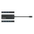 thumbnail image 3 of Hub USB-C Manhattan Negro con 7 Puertos USB-A 3.2 y Transferencia Rápida de Datos a 5 Gbps, 3 of 6