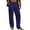 Blue, variant on Khaki Pants for Men Work Regular Fit Outdoor Casual Pants Elastic Waistband Outdoor Hiking Pants for Men Athletic Joggers Sweatpants