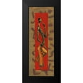 thumbnail image 2 of Kamba 8x14 Black Modern Framed Museum Art Print Titled - African Drummer II, 2 of 5