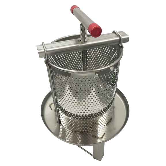 INTSUPERMAI Manual Mesh Honey Press Machine Honey Extractor Bee Honey Machine Stainless Steel