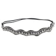 thumbnail image 4 of Joyería De La Venda Del Pelo Del Pedazo Principal De La Venda Del Zulema Rhinestone Beaded Headband, 4 of 8