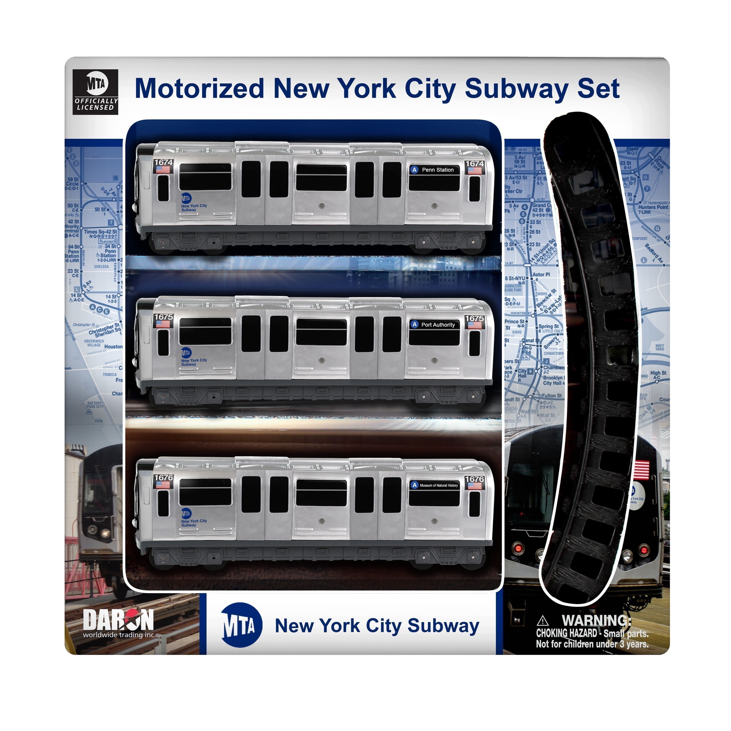 Daron Toys Ready To Play Motorized Nyc Subway Battery Powered