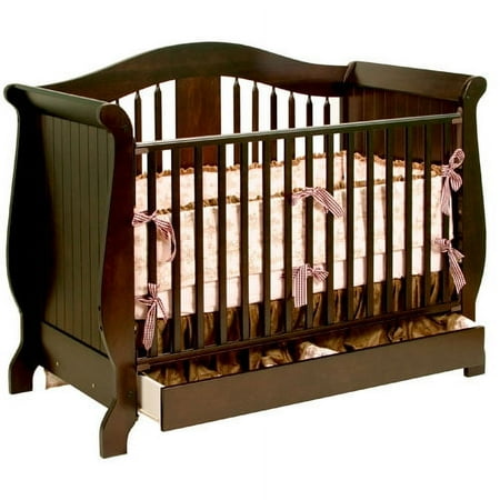 Storkcraft - Aspen Stages 3-in-1 Crib With Drawer, Espresso