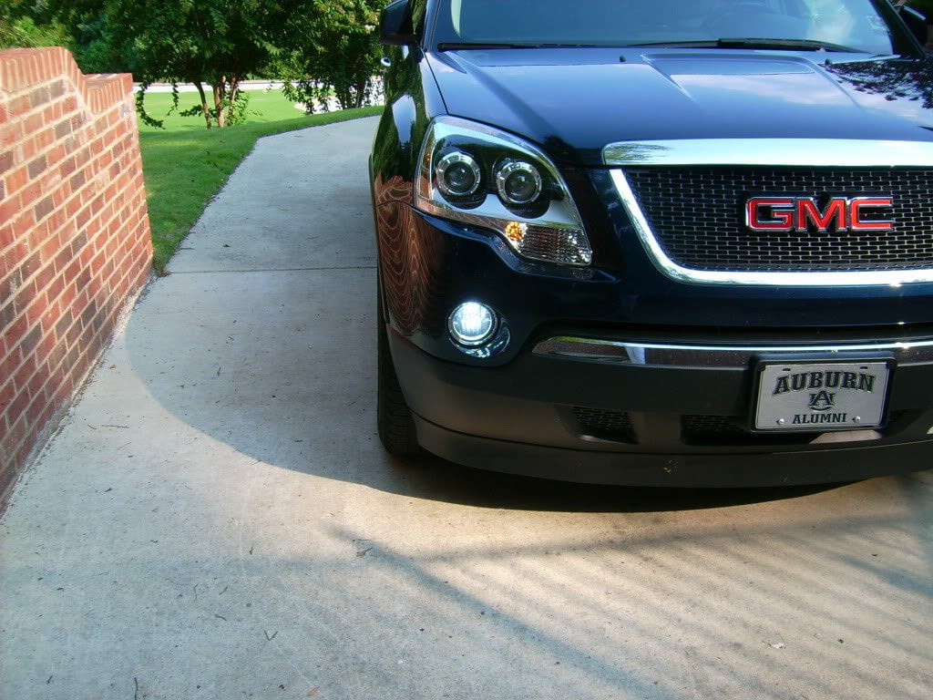 For 20072012 GMC Acadia Angel Eye Fog Lamps Driving Lights Kit