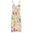 thumbnail image 5 of Various Fruits Sleeveless Dress Woman Fashion Long Dresses Women's Summer Suit Dress Summer 2025 Women, 5 of 7