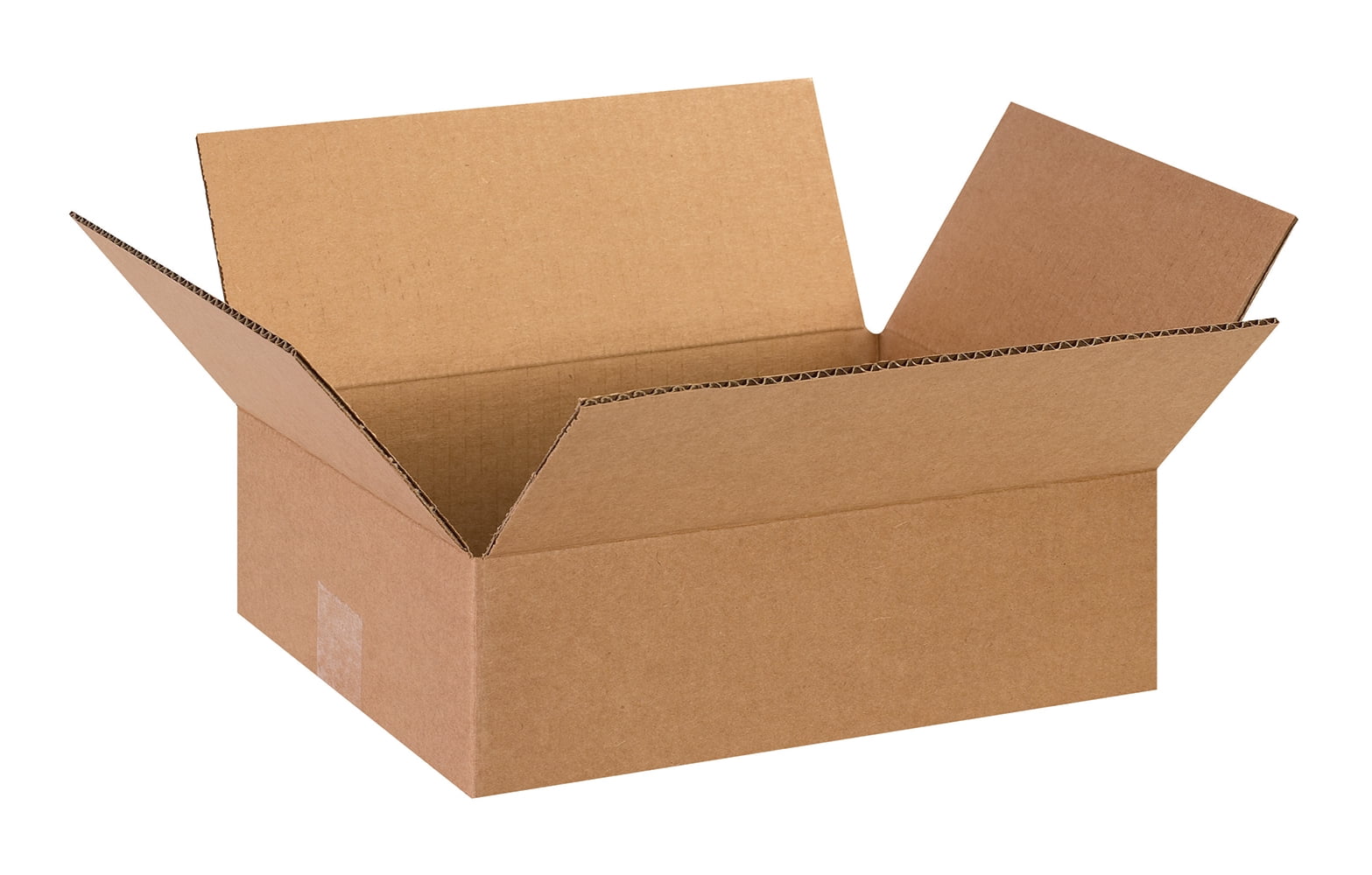 Box Partners Flat Corrugated Boxes 13" x 10" x 4" Kraft 25/Bundle 13104