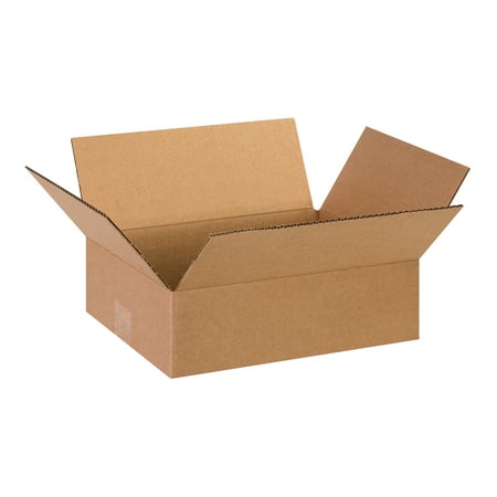 UPC: 0812578003587 | Box Partners Flat Corrugated Boxes 13  x 10  x 4  Kraft 25/Bundle 13104