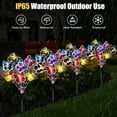 thumbnail image 5 of Scidweet 2 Pack with 16 Butterfly Solar Lights, Waterproof Decorative Lights for Outdoor Garden Patio Backyard Decor, 5 of 6