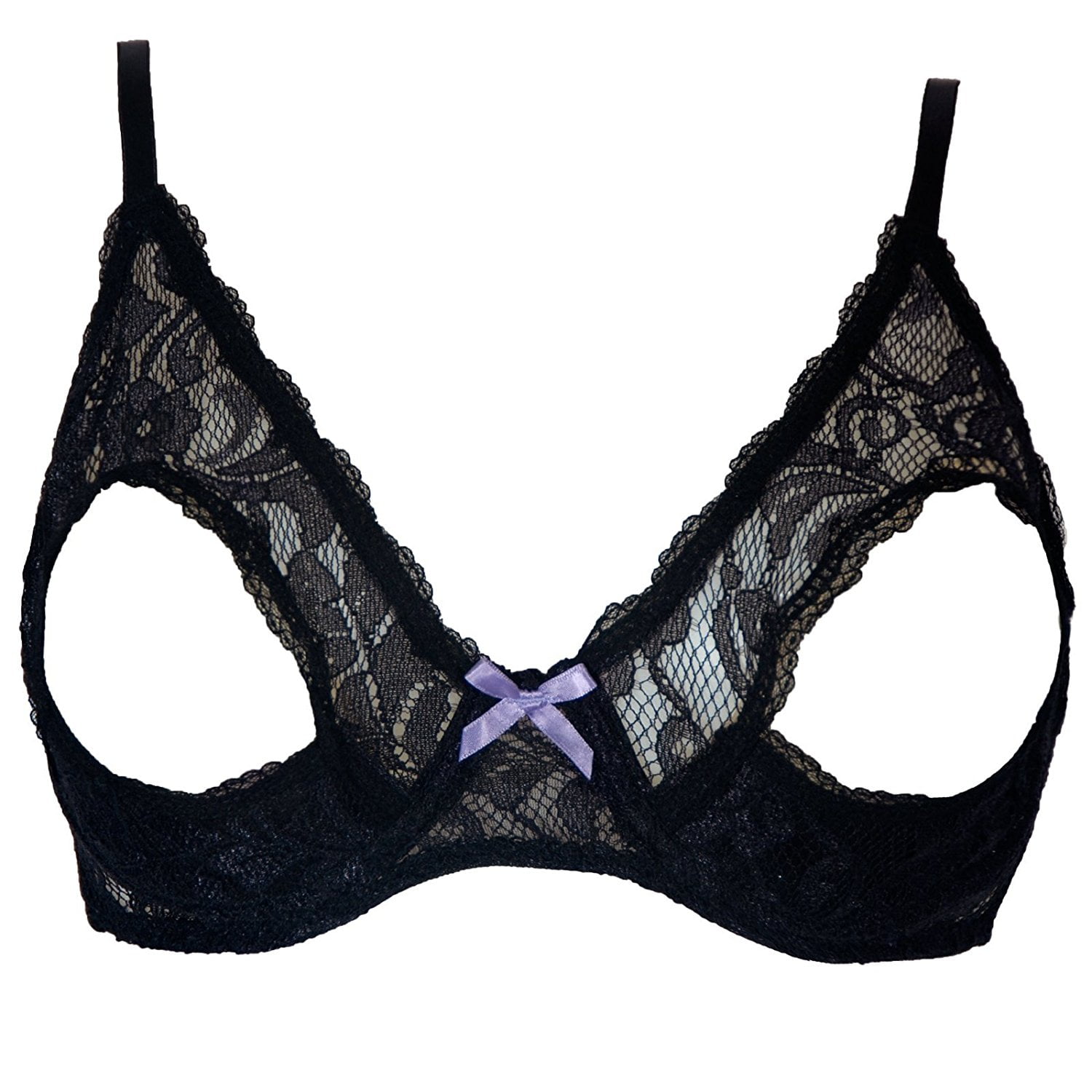 My Little Whims Women's Portrait Open Tip Bra Regular and Plus