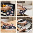 thumbnail image 6 of 2 Pcs Pioneer Flower Floral Print Pattern Kitchen Towels, Funny Microfiber Dish Towel Set, 18" X 26" Tea Towels, 6 of 6