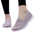 thumbnail image 4 of CAICJ98 Womens Tennis Shoes Women's Slip-on Walking Shoes Mesh Casual Athletic Tennis Gym Sneakers,Purple, 4 of 5