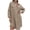 Khaki, variant on Jackets for Women Solid Color Long Sleeve Button Down Outerwear Trendy Fall Casual Lightweight Coat with Pocket
