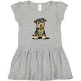 thumbnail image 3 of Inktastic Little Gent Yorkie Girls Toddler Dress, 3 of 5