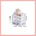 thumbnail image 1 of Caja de almacenamiento de cosméticos, cajón transparente, estante de almacenamiento de escritorio, tocador, caja de maquillaje, estante for productos de cuidado de la piel, 1 of 2