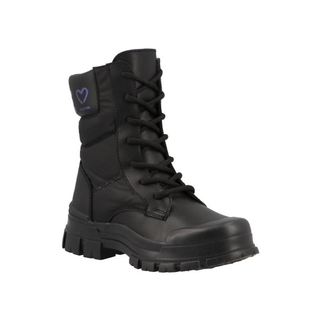 Botas Casuales para Niña YUYIN COLOR NEGRO TALLA 20.5 SINTETICO NAPA