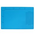 thumbnail image 3 of Silicone Repair Mat, Practical Silicone Soldering Pad Anti Slip Stable Corrosion Proof Flexible High Temperature Resistance  For Mobile Phones, 3 of 8