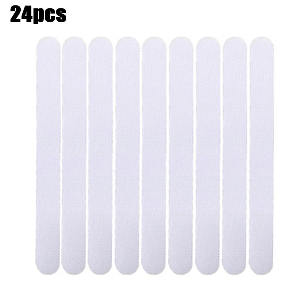 Gerich 24 Pcs Stairs Bath Shower Bathtub Anti Slip Tape Bath Mat Grip