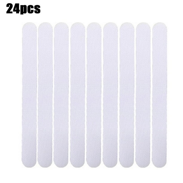 24 Non Slip Bath Mat Grip Stickers Anti Slip Shower Strips Pad Floor