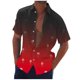 thumbnail image 2 of Blusa y camisa de manga corta con cuello vuelto Camisa casual para hombre Camisa de bolos vintage de manga corta Camisas de verano de playa cubana Camisa con botones Blusa para hombre Poliéster, 2 of 5