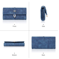thumbnail image 4 of Lishi Women Wallet Slots PU Leather Purse sapphire, 4 of 4