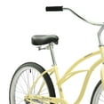 thumbnail image 4 of Firmstrong Urban Lady Single Speed 26 Inch Beach Cruiser Womens Bicycle, Vanilla, 4 of 5