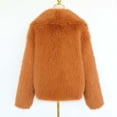 thumbnail image 6 of Women's Faux Fur Coat Fluffy Lapel Open Front Shaggy Jacket Coat Winter Warm Long Sleeve Furry Parka Overcoat, 6 of 7
