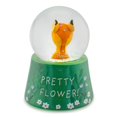 thumbnail image 4 of Bola de nieve plateada con diseño de búfalo Disney Bambi iluminada de 8 cm de altura, 4 of 9