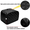 thumbnail image 3 of Toaster Cover Messar Cotton Striped Bread Toaster Dust Cover Bakeware Dustproof Protector for Two Slice Toaster Appliance and Dust Fingerprint Protection Home Kitchen, 3 of 6