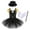 Black, variant on TiaoBug Kids Girls Circus Costume Sequins Leotard Dress Halloween Party Dress Up Red 5
