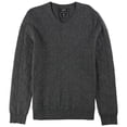 thumbnail image 1 of Alfani Mens V-Neck Wool Pullover Sweater, Grey, Small, 1 of 2