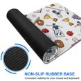 thumbnail image 6 of Long Mouse Pads for Desk,White Baseball Fun Club Pattern Desk Mats on Top Of Desks, Desk Mouse Pad Extra Large with 3mm Non-Slip Base and Stitched Edge for Gaming,Office,Work,Home 35.4"x15.7", 6 of 6